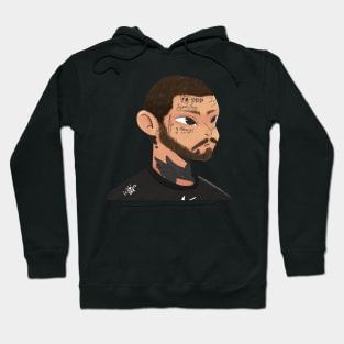 Post Malone illustration Hoodie